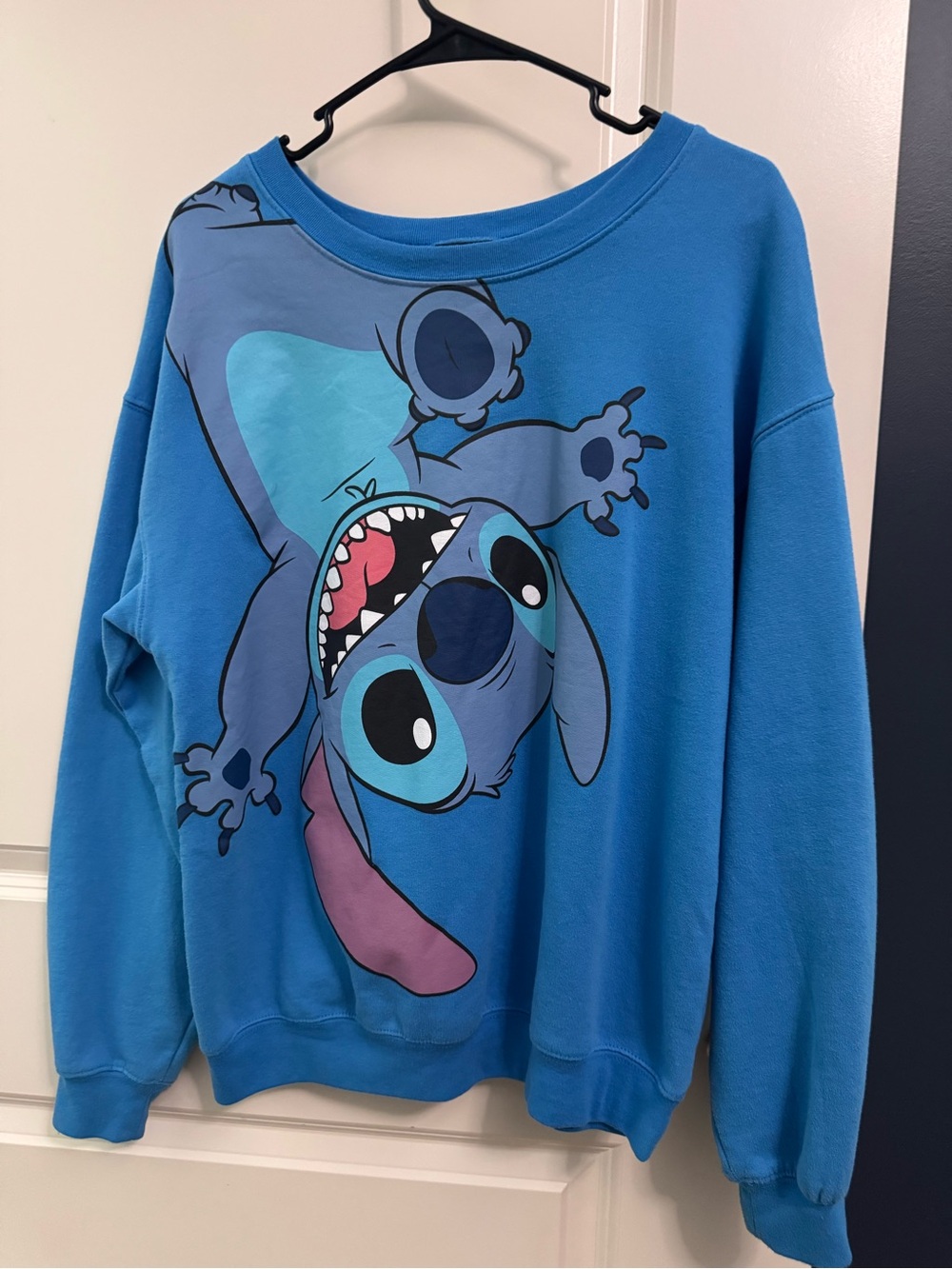Disney Stitch Crewneck Youth Large 11–13 Fits Women’s XS/S